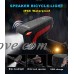 DARKBEAM LED Bike Light Set Front and Back Super Bright USB Bicycle Lights Rechargeable Headlight with Horn Rear Tail Light Waterproof Easy to Install Cycling Safety Commuter Flashlight - B071X2BKFG